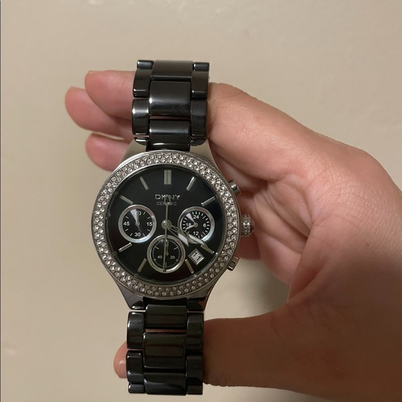 DKNY Black Ceramic Watch - Picture 4 of 5
